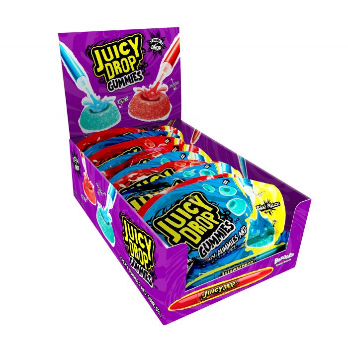 Juicy Drop Gummies Sour Gel - Bonbons acidulés, Bonbons américains, Bonbons  ludiques - Confiseries Américaines - Candy Space