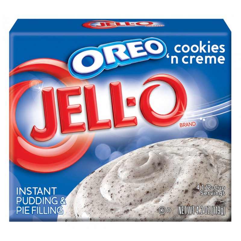 Jell-O - Oreo Cookies and Creme Dessert - 4.2oz (119g)