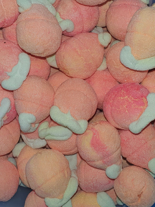 Freeze Dried Jelly filled Peach marshmallows - 30g bag
