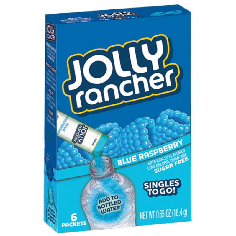 Jolly Rancher Singles to Go 6 pack - Blue Raspberry