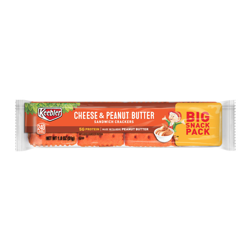 Keebler Cheese & Peanut Butter Sandwich Crackers - 1.8oz (51g)