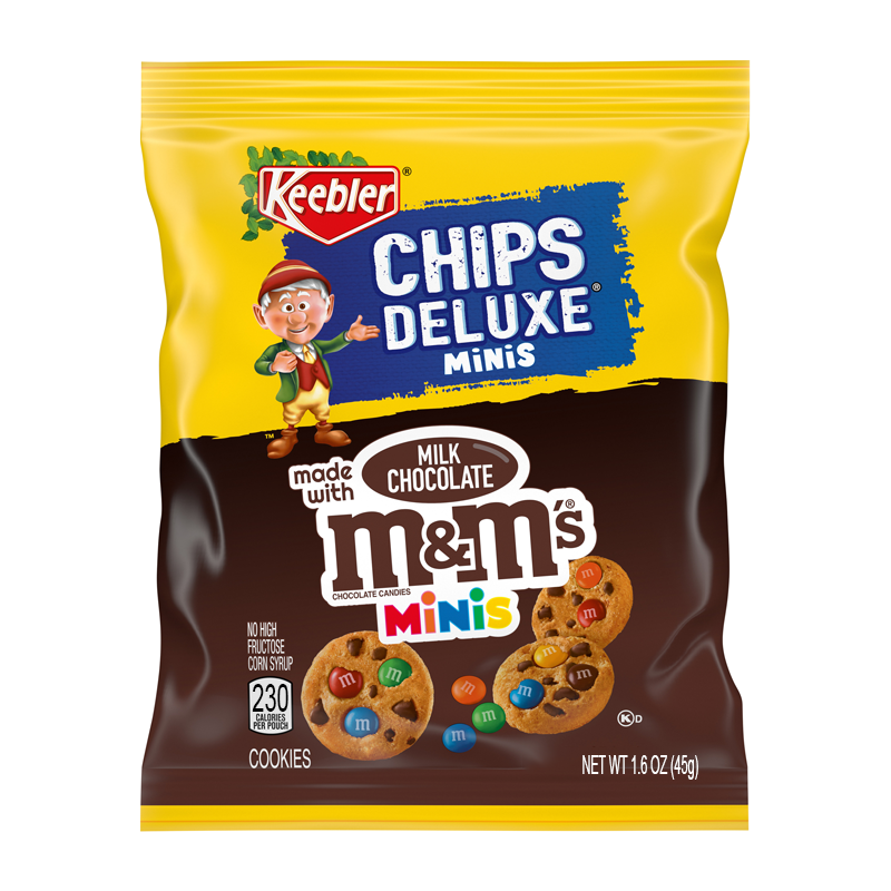 Keebler Chips Deluxe Minis made with M&M's Minis - 1.6oz (45g) (Deluxe)
