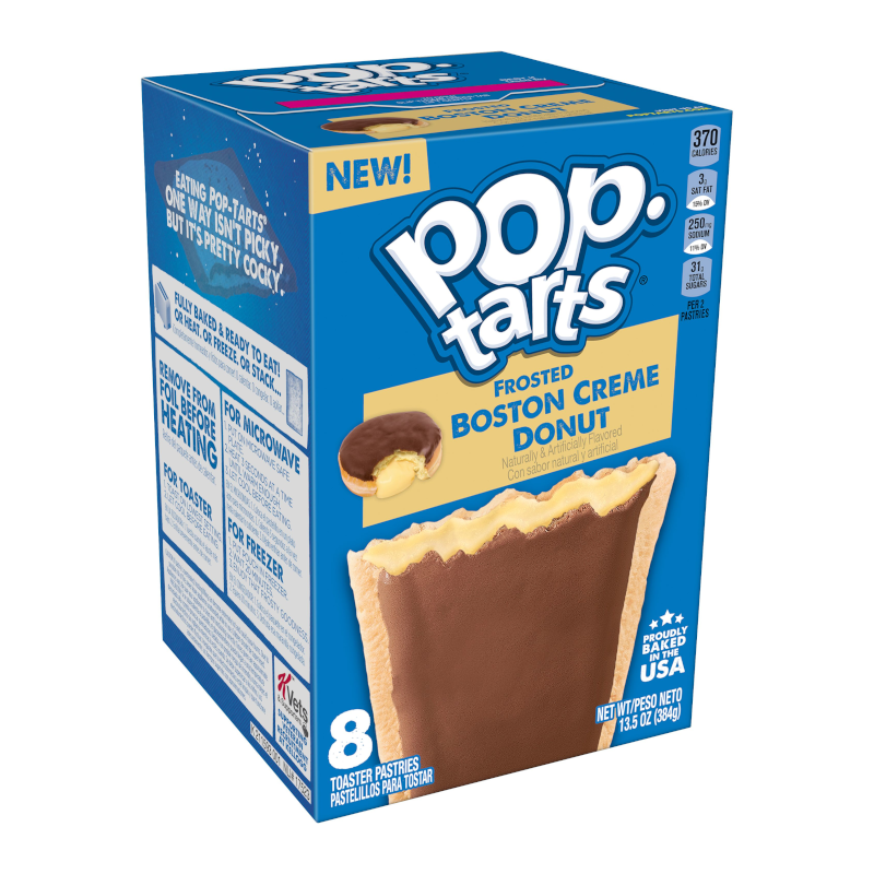 Pop Tarts Frosted Boston Creme Donut 8-Pack - 13.5oz (384g)