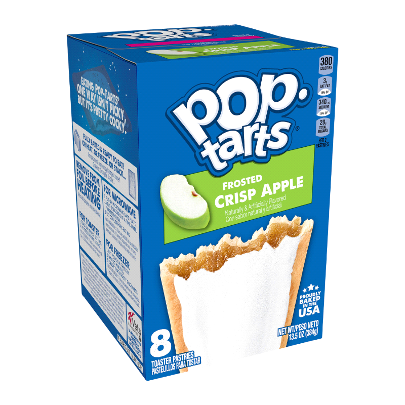 Pop Tarts - Frosted Crisp Apple 8-Pack - 13.5oz (384g)
