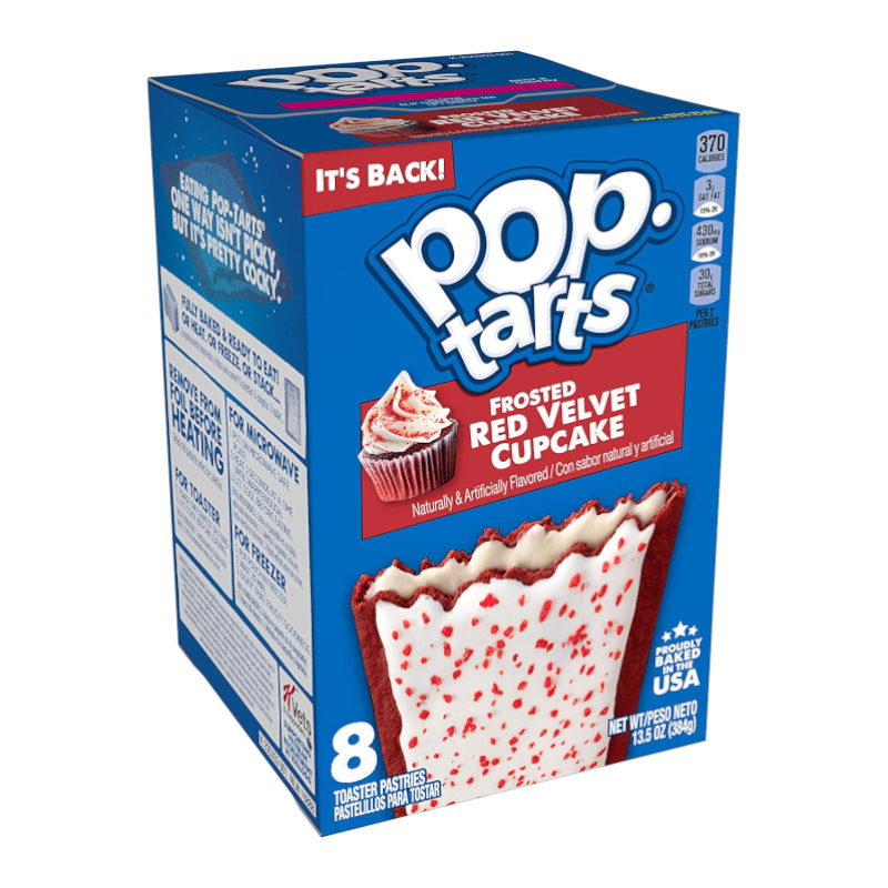 Pop Tarts - Frosted Red Velvet 8-Pack - 13.5oz (384g)