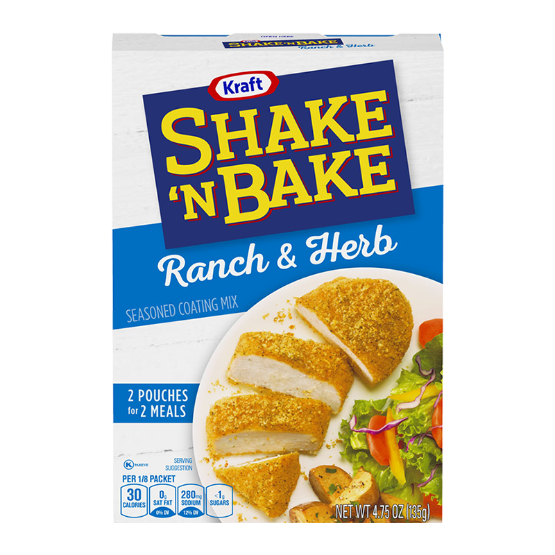 Shake 'N Bake Ranch & Herb Seasoned Coating Mix - 4.75oz (135g)