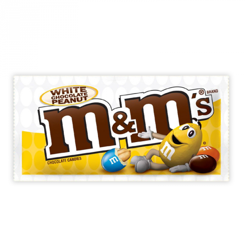 M&M's White Chocolate Peanut 1.4oz - 24CT - Wholesale