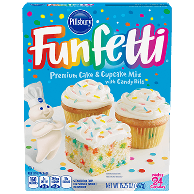 Pillsbury Funfetti Cake Mix - 15.25oz (432g)
