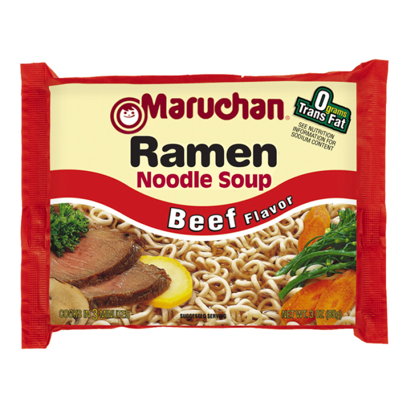 Maruchan Beef Flavor Ramen Noodles Packet - 3oz (85g)