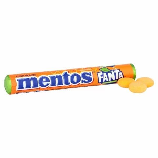 Mentos Chewy Fanta Orange Flavour 37.5g