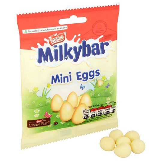 Milkybar White Chocolate Mini Eggs Pouch 80G