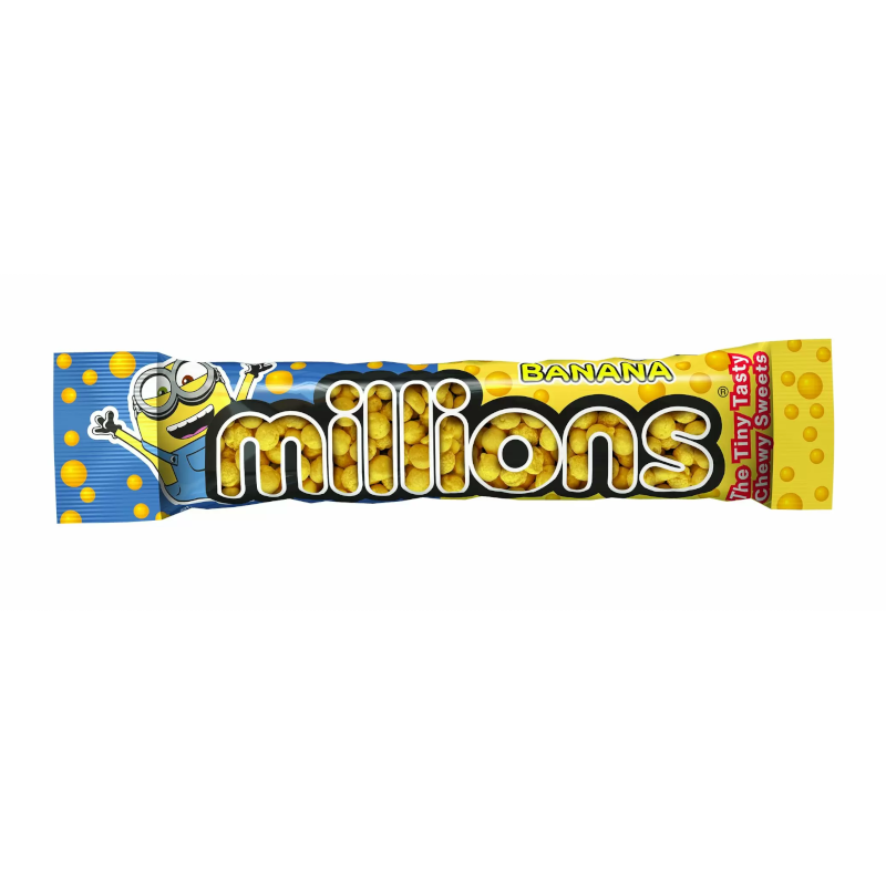 Millions Banana Minions Millions Tube - 40g