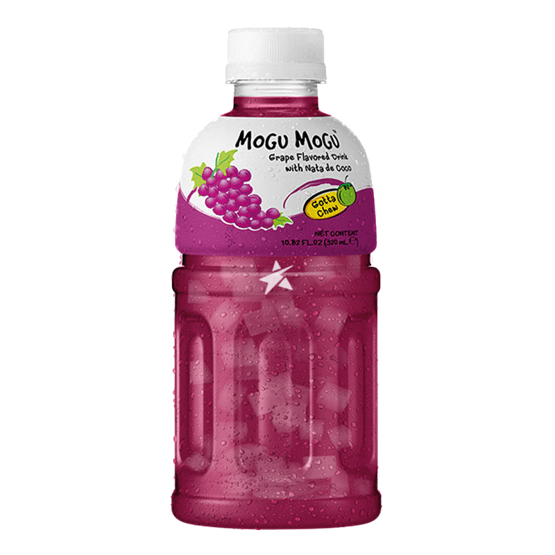 Mogu Mogu Grape with Nata de Coco - 320ml