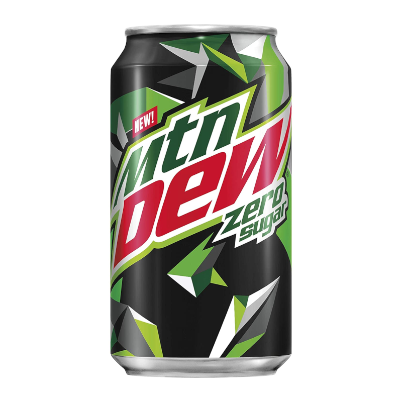 Mountain Dew Zero Sugar - 12oz (355ml) - American Version