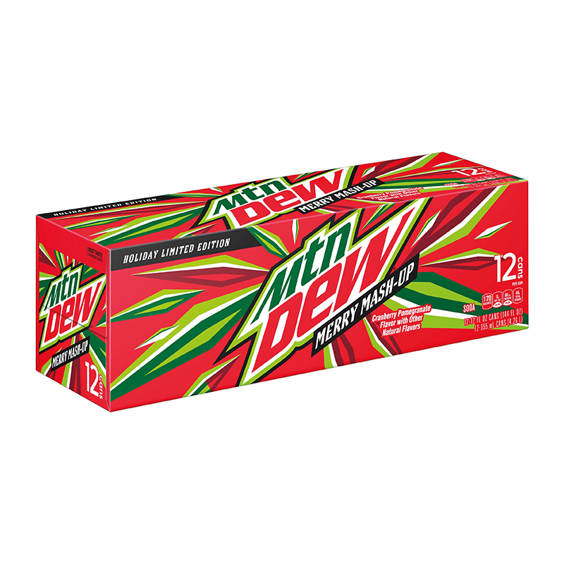 Mountain Dew Merry Mash Up 12oz (355ml) - 12cans
