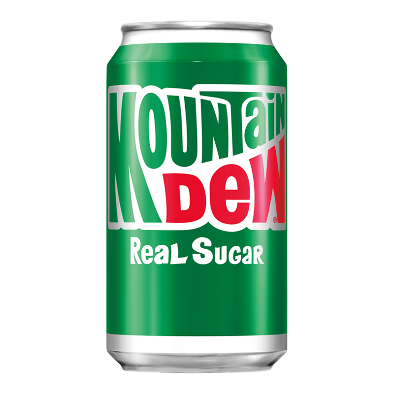 Mountain Dew Real Sugar (Throwback) - 12fl.oz (355ml)