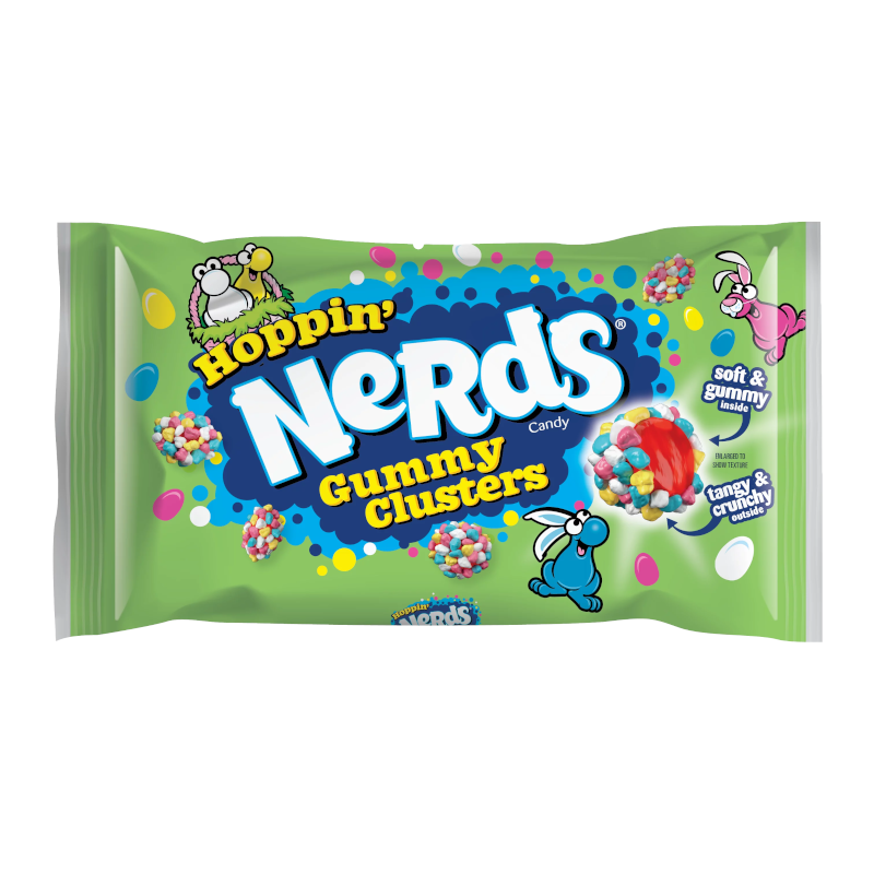 Nerds Hoppin' Easter Gummy Clusters - 6oz (170g) - Large bags