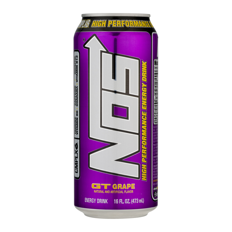NOS GT Grape High Performance Energy Drinks - 16oz (473ml) (Grape)
