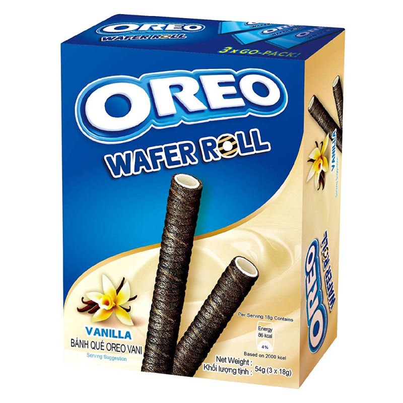Oreo Vanilla Wafer Rolls (54g)