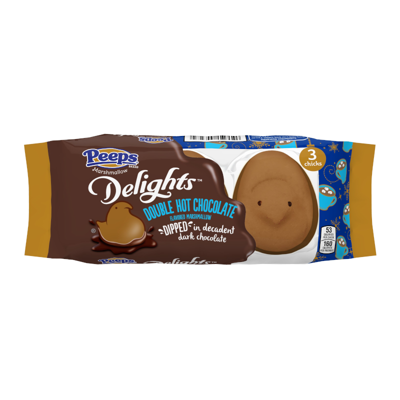 Peeps Delights Dark Chocolate Dipped Hot Chocolate Chicks 3 Pack - 1.5oz (42g)