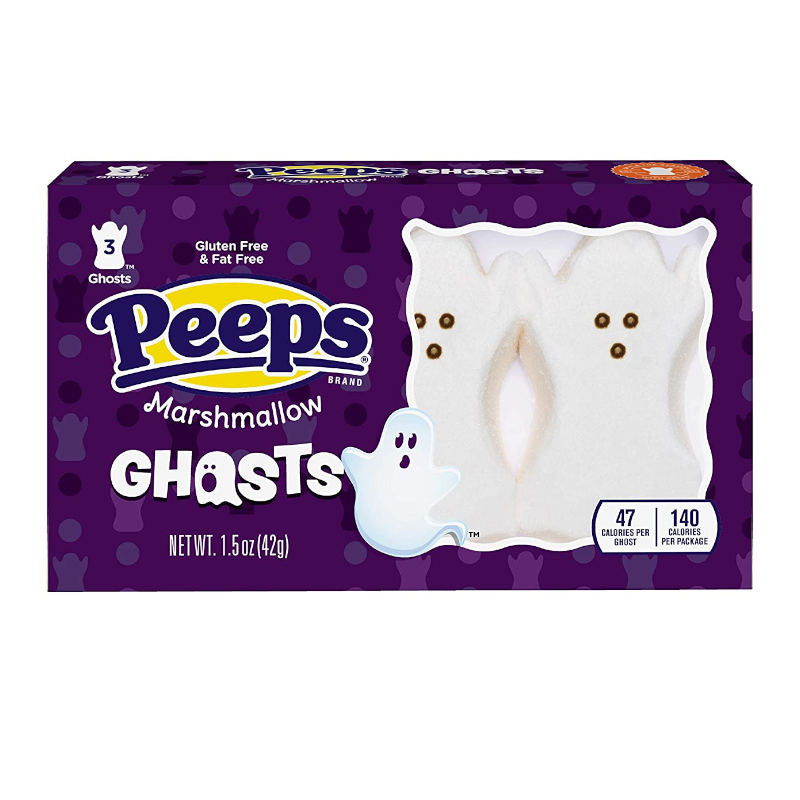 Peeps Halloween Marshmallow Ghosts 3-Pack - 1.5oz (42g)