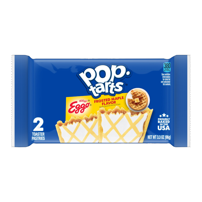 Pop Tarts Eggo Frosted Maple - Twin Pack - 3.3oz (96g)