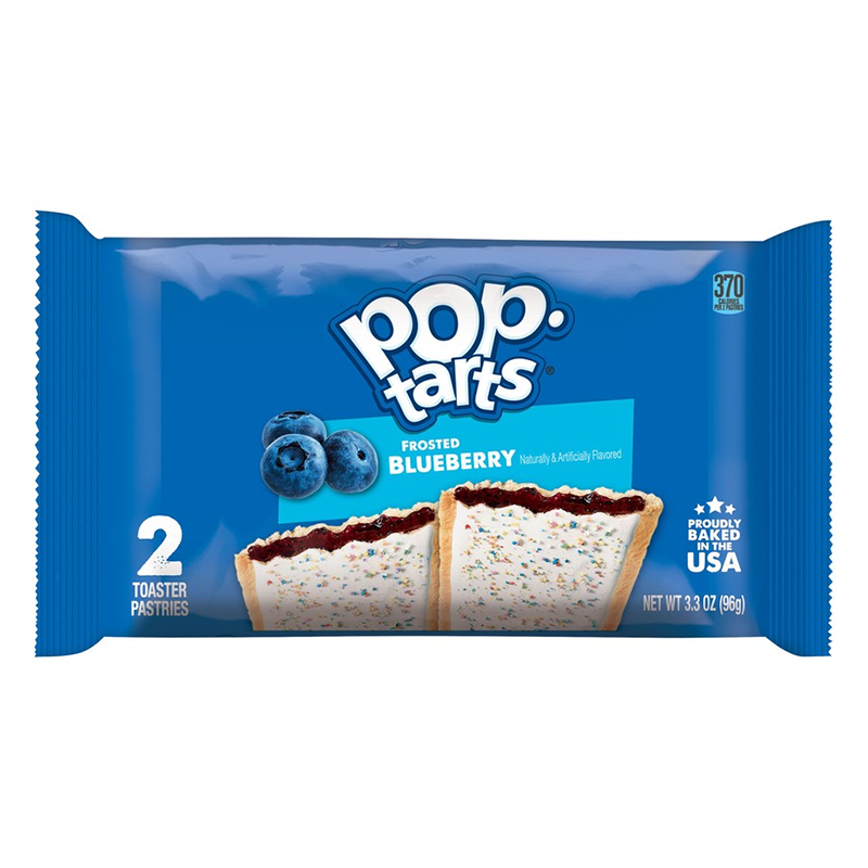 Pop Tarts - Frosted Blueberry - Twin Pack - 3.3oz (96g) - One Twin Pack