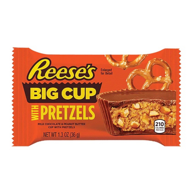Reese's Big Cup Stuffed with Pretzels - 1.3oz (36g)