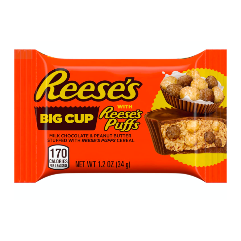 Reese's Big Cup Stuffed With Reese's Puffs - 34g