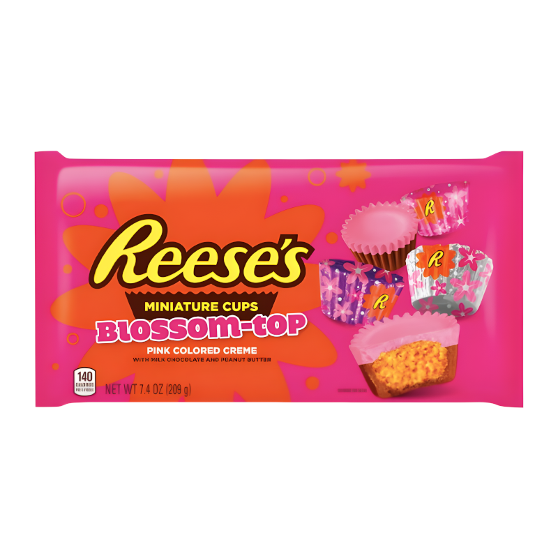 Reese's Peanut Butter Blossom-top Miniature Cups - 7.4oz (209g)