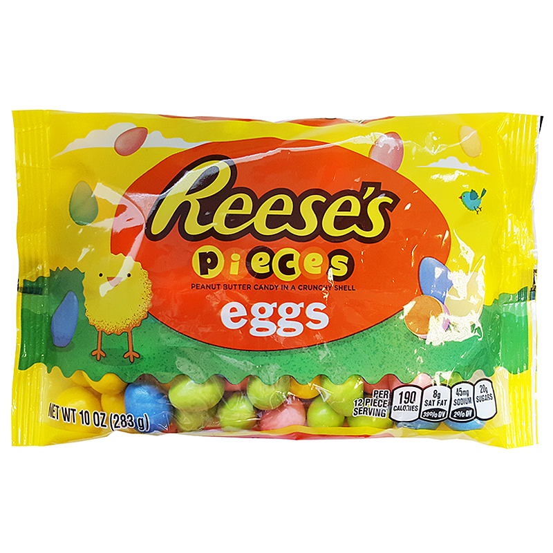 Reese's Pieces Peanut Butter Pastel Eggs - Large Bags -9oz (255g)