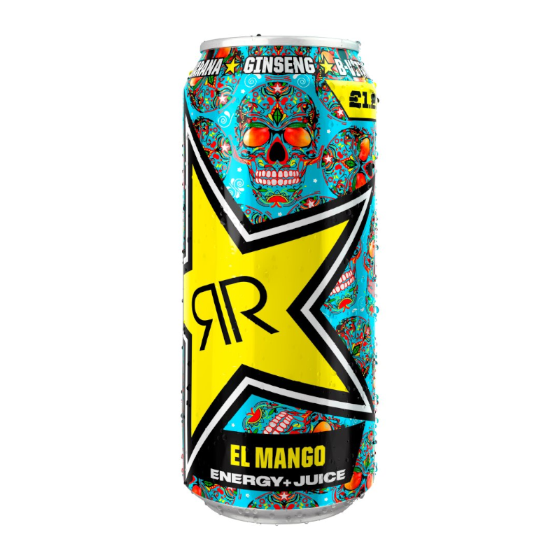 Rockstar Baja Juiced El Mango Energy Drink - 500ml (EU)