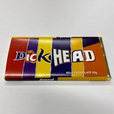 Rude Wrappers 'Dickhead' Milk Chocolate Bar - 90g