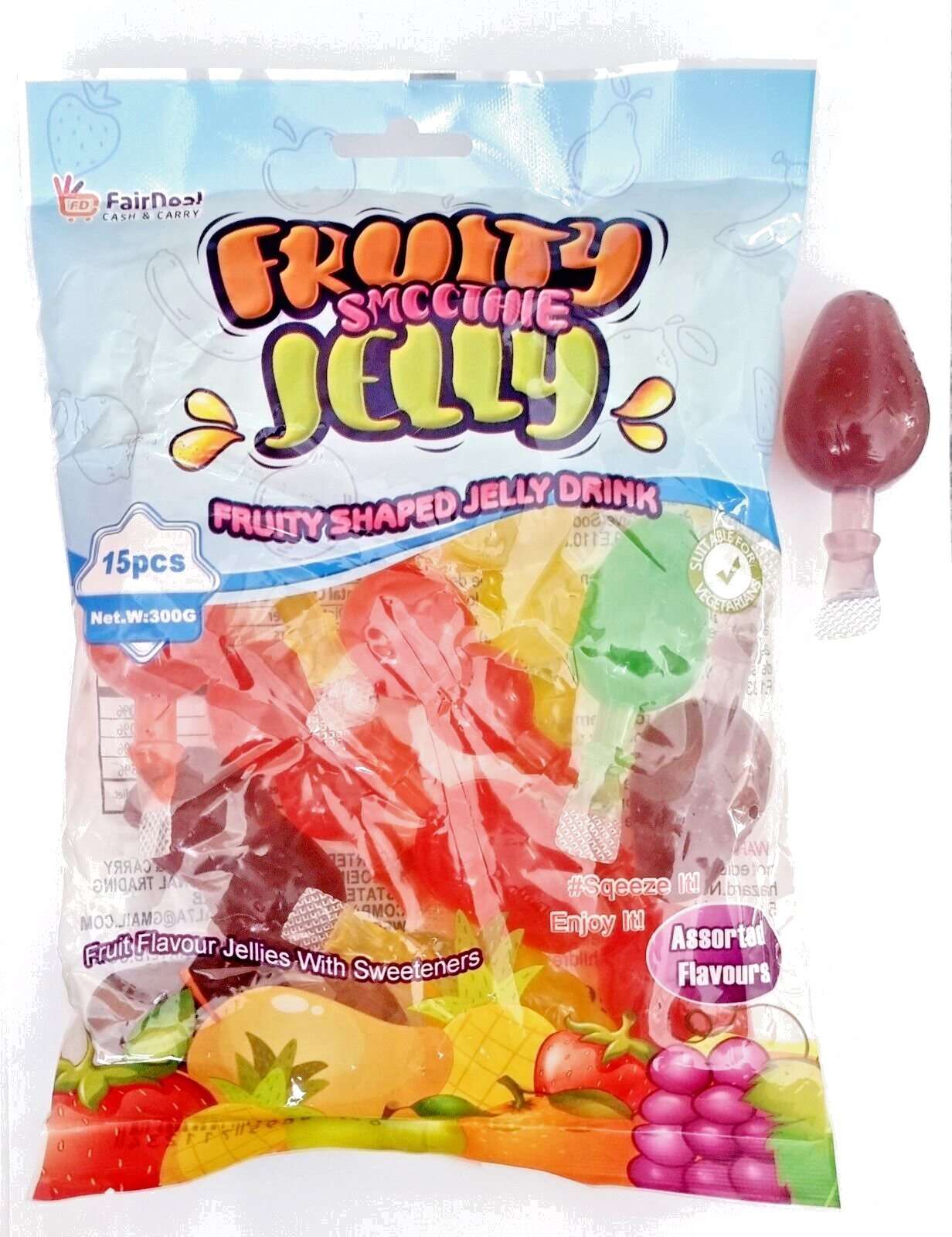 Jelly Fruits Bag - 15 in a bag