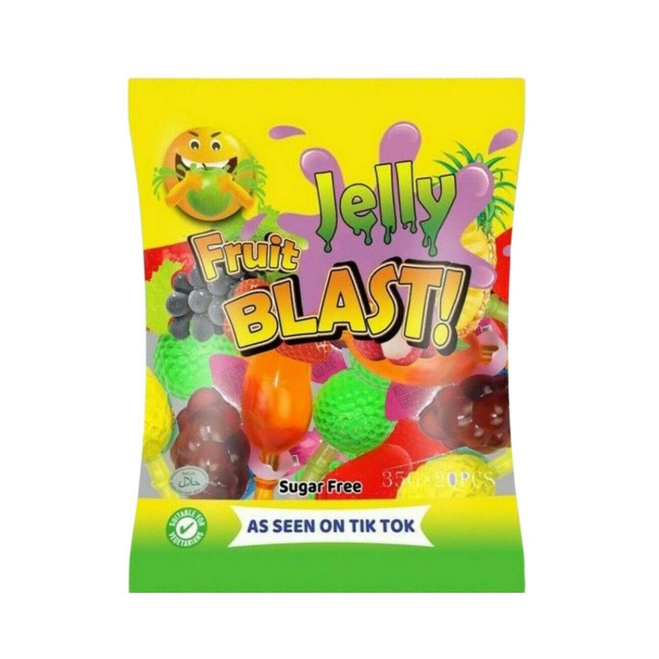 Jelly Fruit Blast Full Bag 20 Pieces 35g