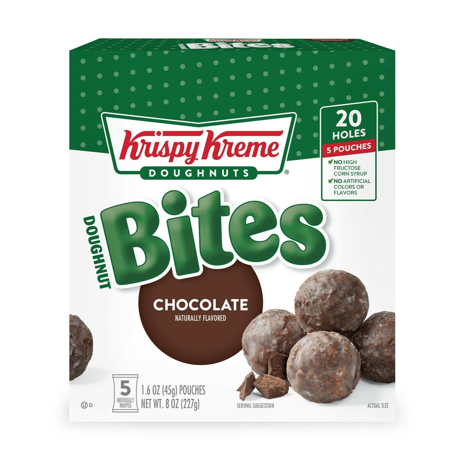Krispy Kreme Doughnut Bites Chocolate 227g Box