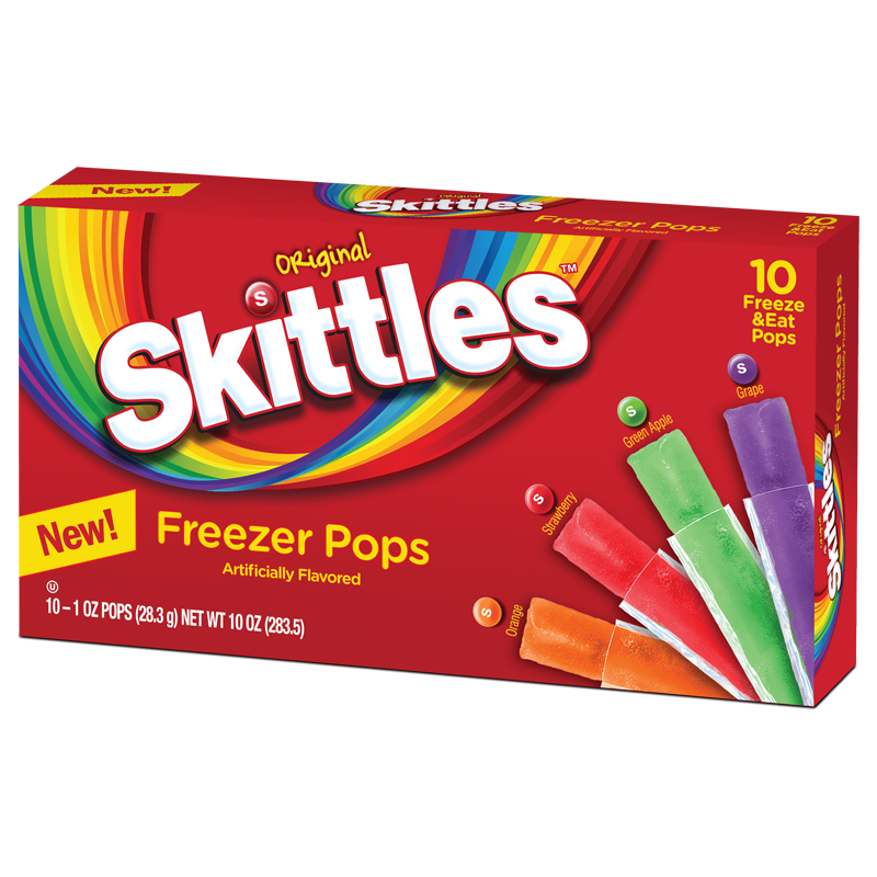 Skittles Freezer Pops 1oz (28.3g) 10-Pack