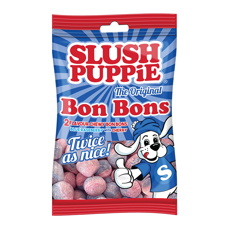 Slush Puppie Blue Raspberry & Cherry Bon Bons - 100g