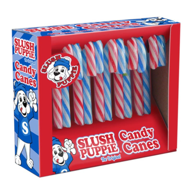 Slush Puppie Candy Canes 10pk - 100g - Christmas