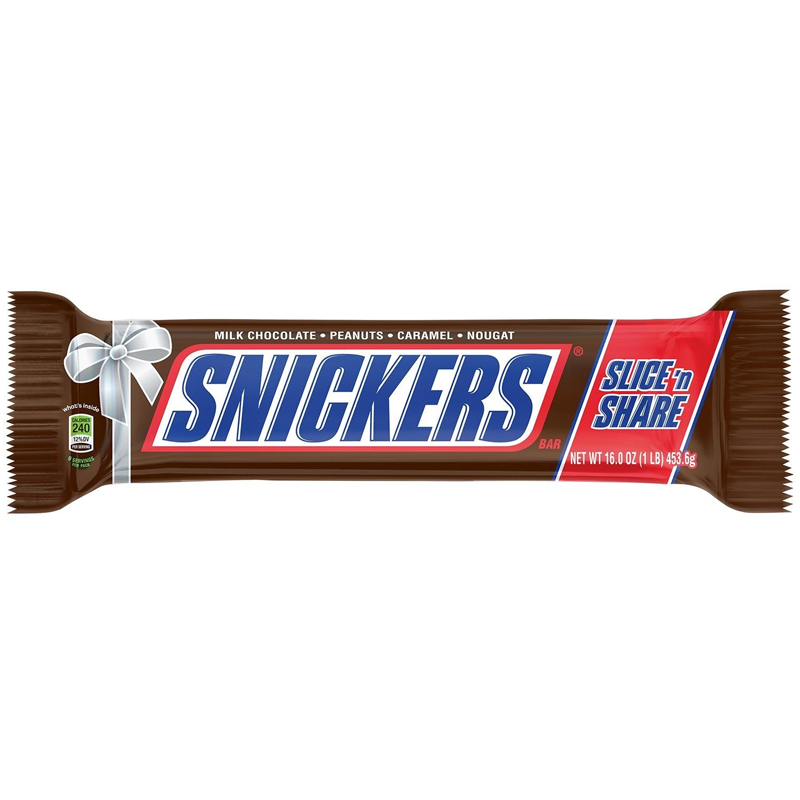 Snickers XXL Slice and Share Bar 1lb (454g)
