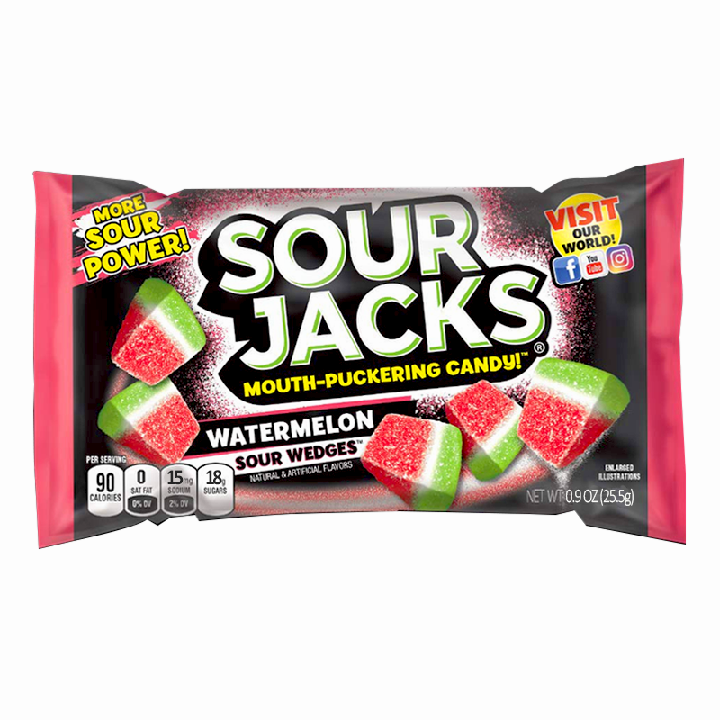 Sour Jacks Watermelon Sour Wedges - 0.8oz (22.7g) - (Watermelon)