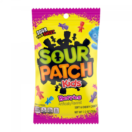 Sour Patch Kids Berries Peg Bag 7.2oz (204g)