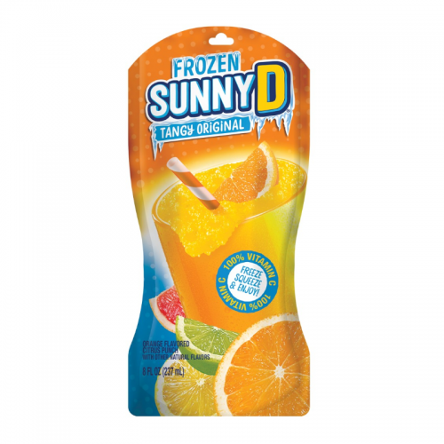 Sunny D Tangy Original Frozen Pouch 8oz (237ml) - Frozen Slushy