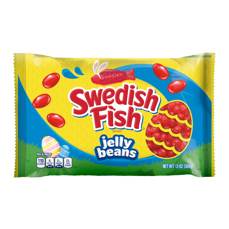 Swedish Fish Jelly Beans 13oz (368g) - Best before August 2022