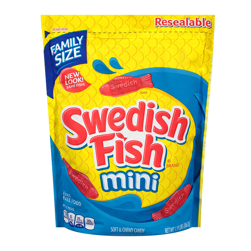 Swedish Fish Mini Red - 1.9lb (816g) - Large Bag