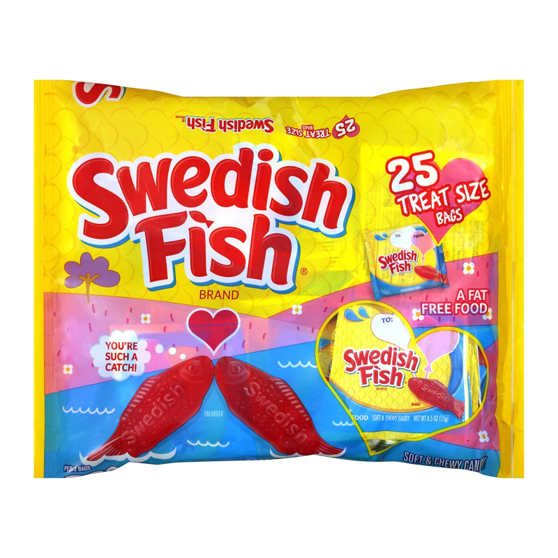Swedish Fish Treat Size 25-Pack - 13.23oz (375g)