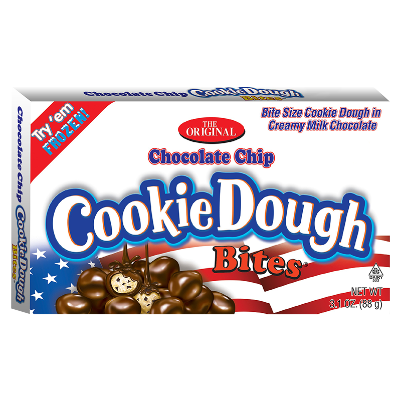 Red, White & Blue Chocolate Chip Cookie Dough Bites - 3.1oz (88g)