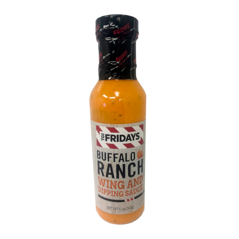 TGI Fridays Buffalo Ranch Wing and Dipping Sauce - 12oz (340g) - Best before 12th July 2022