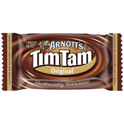 Arnott's Tim Tam DARK MINT Flavor Australian Chocolate Biscuit Cookies 7  Oz. X 3 Packs with Bonus Mini Hand Shape Silicone Tongs