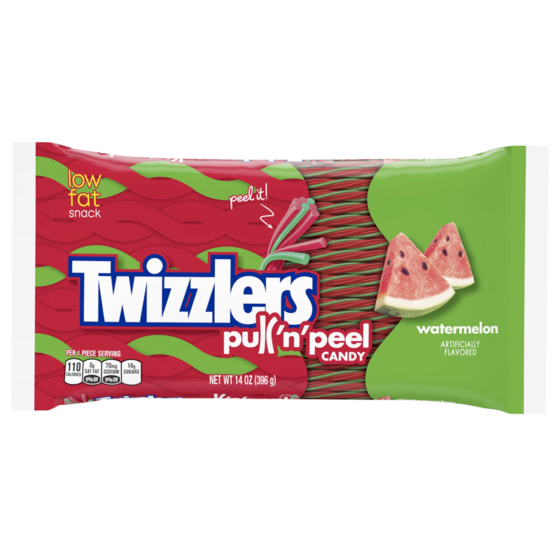Hershey’s Twizzlers Watermelon Pull & Peel Candy Bag 397g